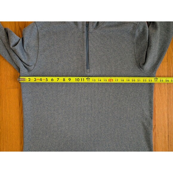 Rhone Commuter 1/4 Zip Mens XL Grey Pullover Preppy Sweater Comfort Tech - Picture 9 of 9